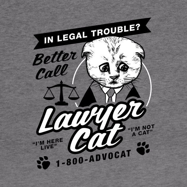 Lawyer Cat Lawyer Cat Hoodie TeePublic